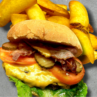 Classic con patatine fritte