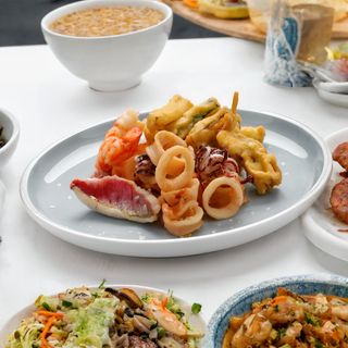 Tempura croccante di pesce marinato 8 pezzi