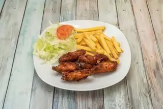 16. Menú Pollo Frito (6 Uds.)