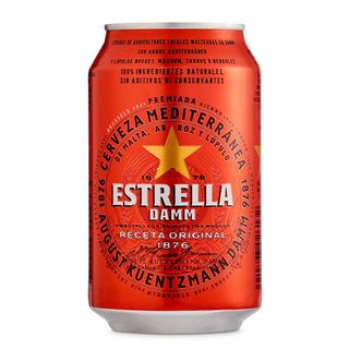 Estrella Damm lata