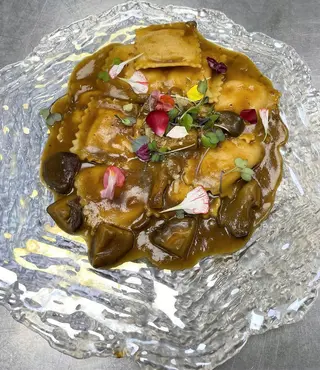 Tortellini De Otoño Relleno De Calabaza