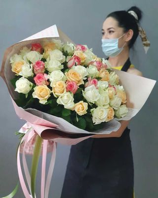 Букет "Леди Роуз" (51 роза)