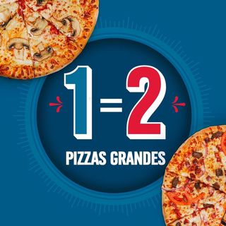 1=2 Pizzas Grandes