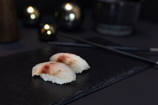Sea bass nigiri Hi