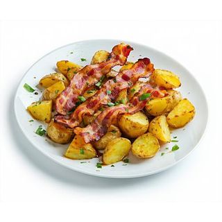 Cansalada a la brasa amb patates