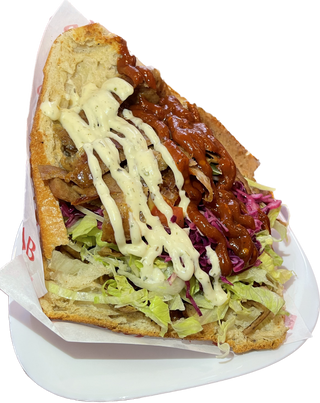 Kebap w bułce (Doner mit Brot)