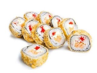 №257 Темпура рол з лососем (240g)