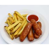Beef Sausage & Chips (Kids portion)