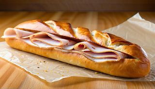 Panino con solo petto di pollo