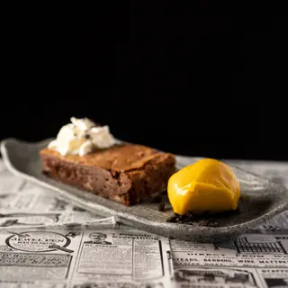 El Brownie sin helado