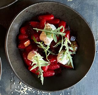 Gnocchi z pieczonym burakiem i świeżą Ricottą