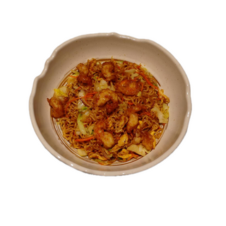 Noodles Salteados Con Cola De Langostino