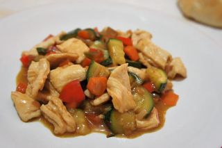 177. Pollo verdure