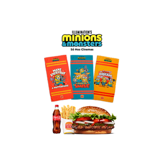 Menu de Verão Whopper com Toalha Minions
