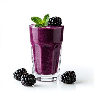 Jugo de mora con leche (500 ml.)