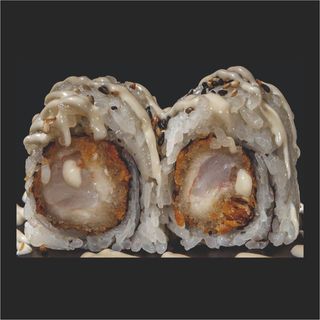 228 uramaki ebiten temoura de lancostino cebolla frita 8 und 