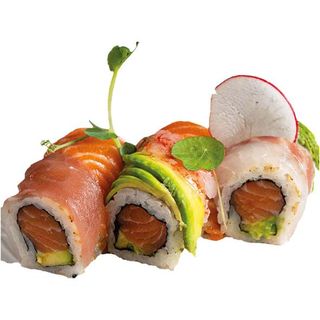 226 Uramaki rainbow 8 pezzi