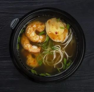 Рамен с морепродуктами
