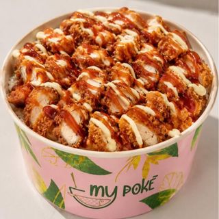 Crispy chicken Poke