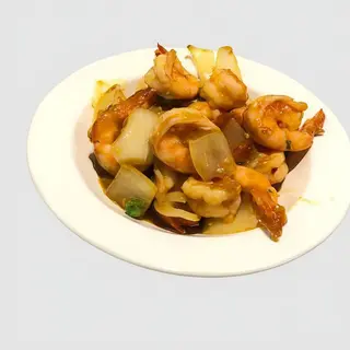 Gambas Con Salsa De Curry
