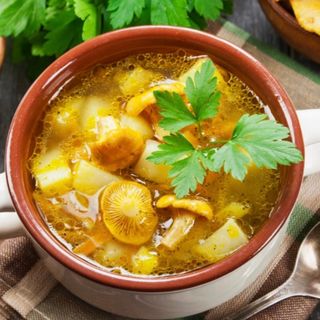 Zupka grzybowa z kurkami