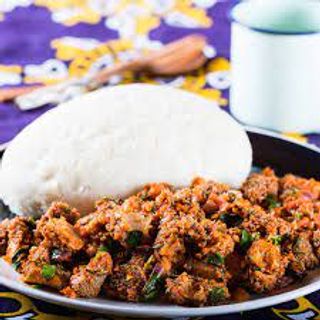 Matumbo Wet Fry with Ugali