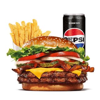 Double Bacon & Cheese Whopper Meal