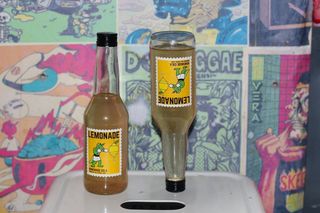 Homemade cola lemonade