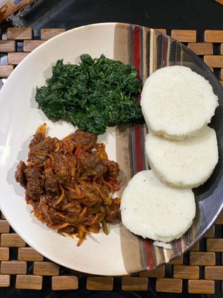 Beef Wet fry With Ugali White