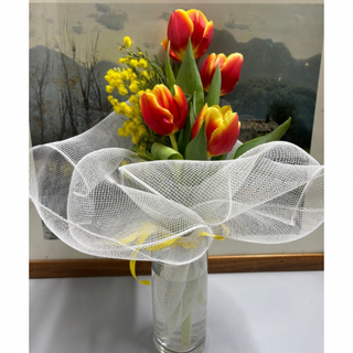 Tulipani con mimosa (simple)