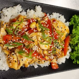 Курка в гостро солодкому соусі (350г)