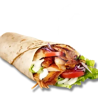 Pita Kebab Poulet + FRITES