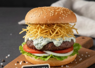 Hamburguesa Queso Azul
