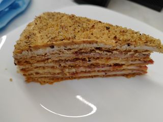 Парче домашна торта френска селска