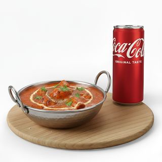 Chicken Tikka Masala + Lattina Coca-Cola