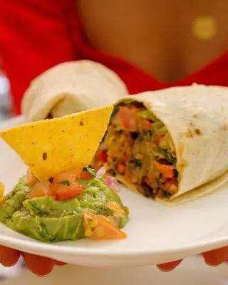 Burrito vegetariano