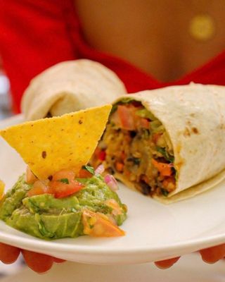 Burrito vegetariano