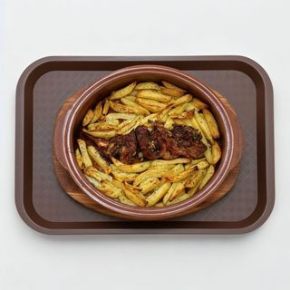 Chips Goat Meat