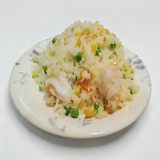 Arroz Frito con Gambas