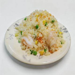 Arroz Frito con Gambas