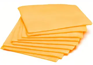 Queso en lonchas.