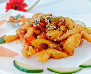 41.Frango com Doce Picante
