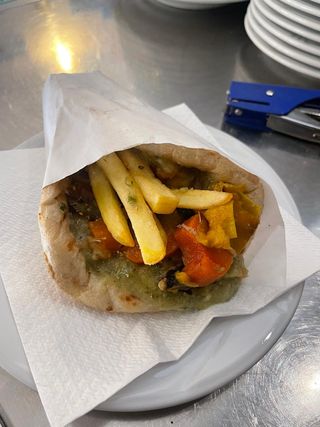 Pita vegetariana