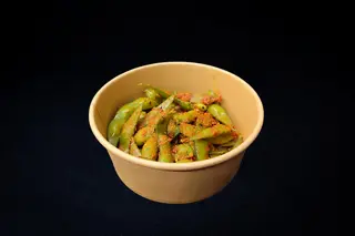 Spicy edamame (sin gluten)