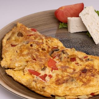 Jaja sa grilovanim povrćem