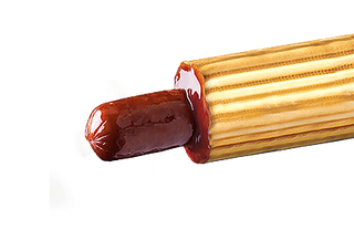 Хот-дог Баварська сосиска (світла булка)