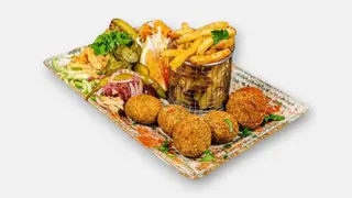 Shaorma farfurie falafel