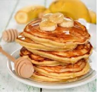 Pancake miel banane