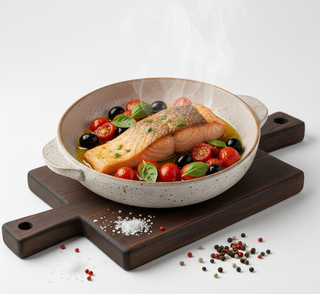 Filletto di salmone mediterraneo