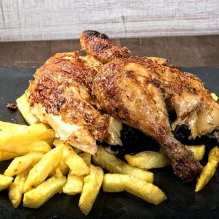 1/2 pollo asado